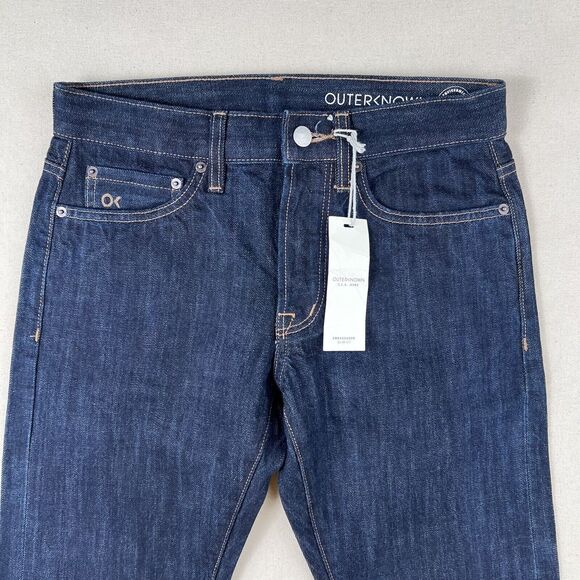 Outerknown Ambassador Slim Fit Jeans Men’s 28x32 Selvedge Denim Dark Wash Pants‎ - Picture 4 of 16
